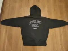 希少!!AVIREX×MILKFED　アヴィレックス×ミルクフェド　パーカー　黒