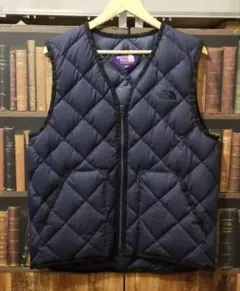 ノースフェイス パープルレーベル Cotton Down Vest キルティング
