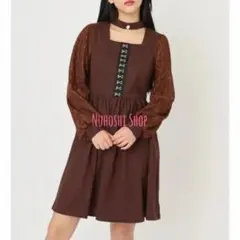 フロントホックカットワンピース♡401460041800