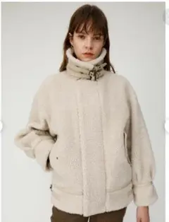 MOUSSY ボアジャケット・(アイボリー)