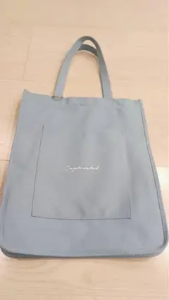 Honeys 多ポケットトートバッグ　ブルー