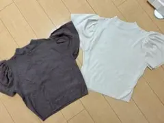 fifth パフスリーブ ニットトップス 2色セット