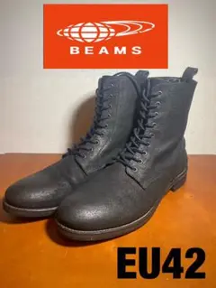 BEAMS オリジナル オイルスエード9ホールレースアップブーツ