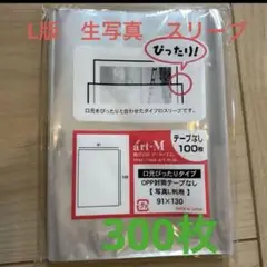 口元ぴったり　生写真スリーブ　ラッピング　300