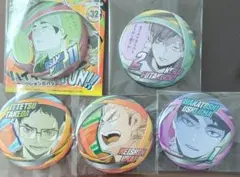 ハイキュー！！ FAN PARK 缶バッジ コレ缶 5点セット
