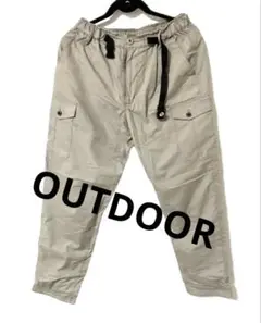 【メンズ】【OUTDOOR】カーゴパンツ ベージュM 秋冬