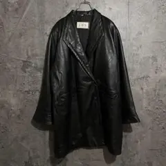 ヴィンテージ レザーコート アウター コート 古着 90s レトロ レディース