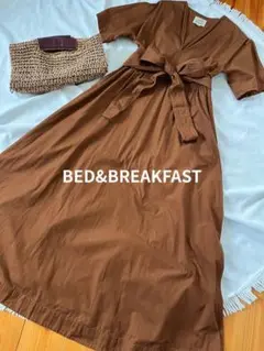 BED&BREAKFAST ワンピース　ブラウン