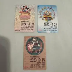ディズニーリゾートライン　フリーきっぷ３枚セット