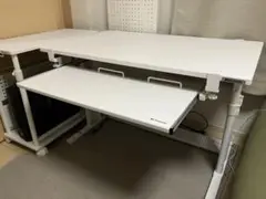 Bauhutte デスク＋キーボードスライダー セット