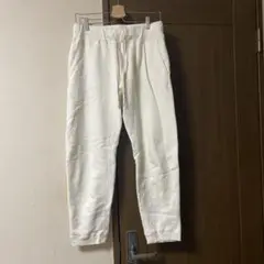 STILL BY HAND ホワイト スウェットパンツ 46