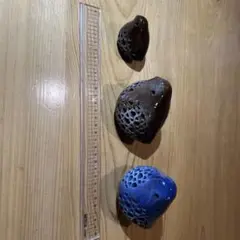 エジプト　陶器製 鳥の置物 3個セット