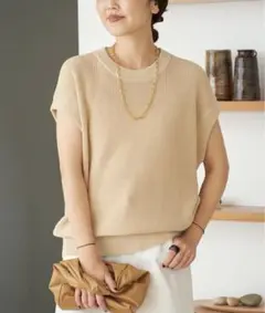 【plage】今期モノ　Washable Washi Mix ニット