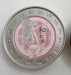 水森亜土　亜土ちゃん　アドちゃん　空き缶　ティー　紅茶　小物入れ　国産