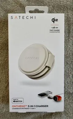 新品 SATECHI OnTheGo 3-in-1 ワイヤレス充電器