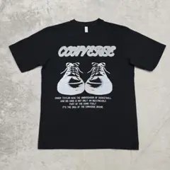 CONVERSE　コンバース　Tシャツ　L　ブラック　チャックテイラー