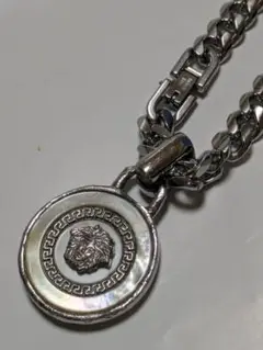 VERSACE◆正規品●ライオンメダル ネックレス ステンレス
