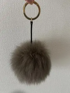 リアルファー　キーリング　キーホルダー