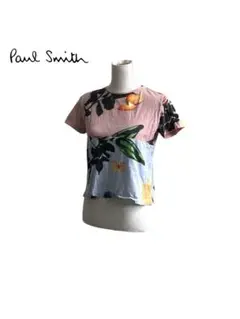 ★ Paul Smith ポールスミス　日本製　薔薇　果実　総柄　半袖　Tシャツ