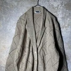 【ヴィンテージ】襟付きカーディガン used 古着 ZAS9