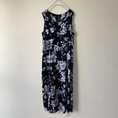 【USED】 昭和レトロ 花柄 ワンピース