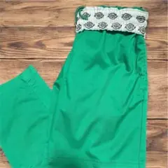 Mサイズ Dickies ディッキーズ ダブルニー シェフパンツ グリーン 緑