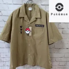 ポケモン×GUシャツアウター（5分袖)