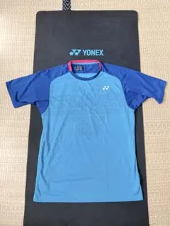 YONEX バドミントン シャツ 青/紺　ユニO
