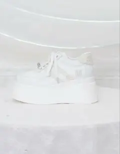 Rose Muse Glitter point sneakers ホワイト L