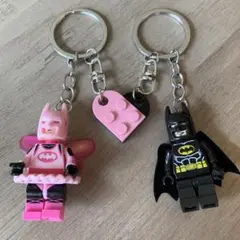 【新品未使用】LEGO/レゴバットマン/キーホルダー/キーリング/ペア/カップル