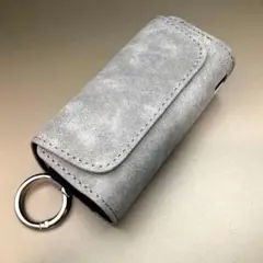 1アイコス イルマ 用 iqos iluma スエード ケース 灰色 グレー