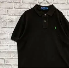 ラルフローレン ダークブラウン ポロシャツ M