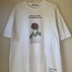LEGENDA レジェンダ バラ柄 半袖Tシャツ TWICEモモ