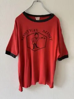 USED mister minit ミスターミニット 古着 Tシャツ リンガー