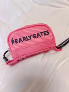 【新品未使用】PEARLY GATES ピンク ボールポーチ ボールケース
