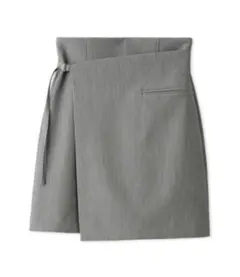 SNIDEL ラップスカショーパン　グレー