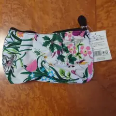エチケットポーチ ミニポーチ アヴリル 花柄 フラワー柄 新品未使用品