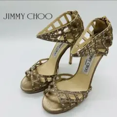 JIMMY CHOO ジミーチュウ ハイヒール ゴールド キャバ嬢 22.5cm
