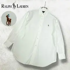 美品 ヴィンテージ ラルフローレン オックスフォード ポニー 長袖 シャツ