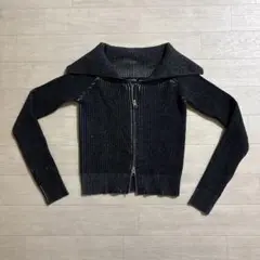 あいみん伊藤愛依海　ニット　トップス　ジッパー