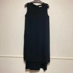 CLANE レイヤード ノースリーブ ロングワンピース