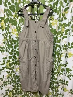 値下げしました！Dazy ベージュ スカートサロペット Sサイズ