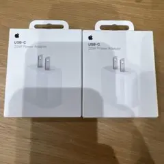【新品】Apple 純正品 USB-C 20W Power Adapter 2個