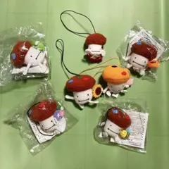 【未使用】Docomo ドコモダケ ぬいぐるみストラップ　7種セット