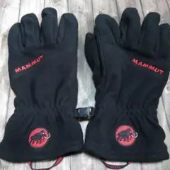 MAMMUT マムート フリース 手袋 グローブ 黒 ブラック Lサイズ