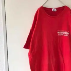 USA購入 オーバーサイズ ワンポイント Tシャツ 赤
