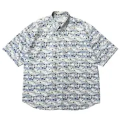 美品 Columbia コロンビア 半袖シャツ 魚 釣り