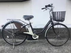 地域限定送料無料 パス 新基準 4AH 子供乗せ 茶 神戸市 電動自転車