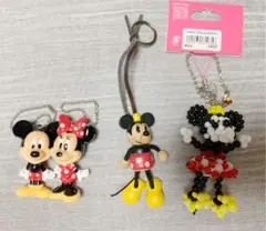 ディズニー　ミニー　ミッキー　キーホルダー　ストラップ