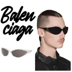 【定価6.4万】BALENCIAGA 90S サングラス クリア BB0285S